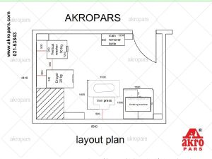 Laundry engineering layout and facilities map 4