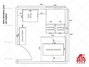 Laundry engineering layout and facilities map 7