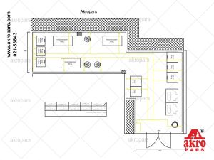 Laundry engineering layout and facilities map 3